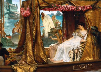 The Meeting of Antony and Cleopatra by Lawrence Alma Tadema